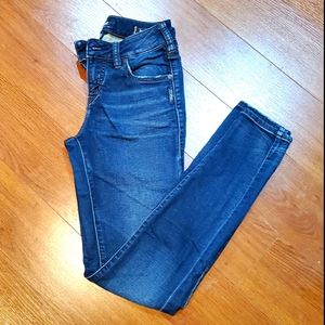 Silver Joga Aiko High Skinny Jeans